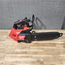 HOUSTON LOCATION - AS - IS Milwaukee FUEL 14 in. 18V Lithium-Ion Brushless Cordless Battery Top Handle Chainsaw (Tool Only)