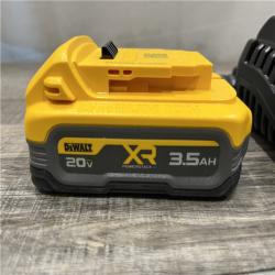 AS-IS DEWALT 20V MAX XR POWERSTACK Lithium-Ion Battery Starter Kit with 3.5Ah Battery and Charger