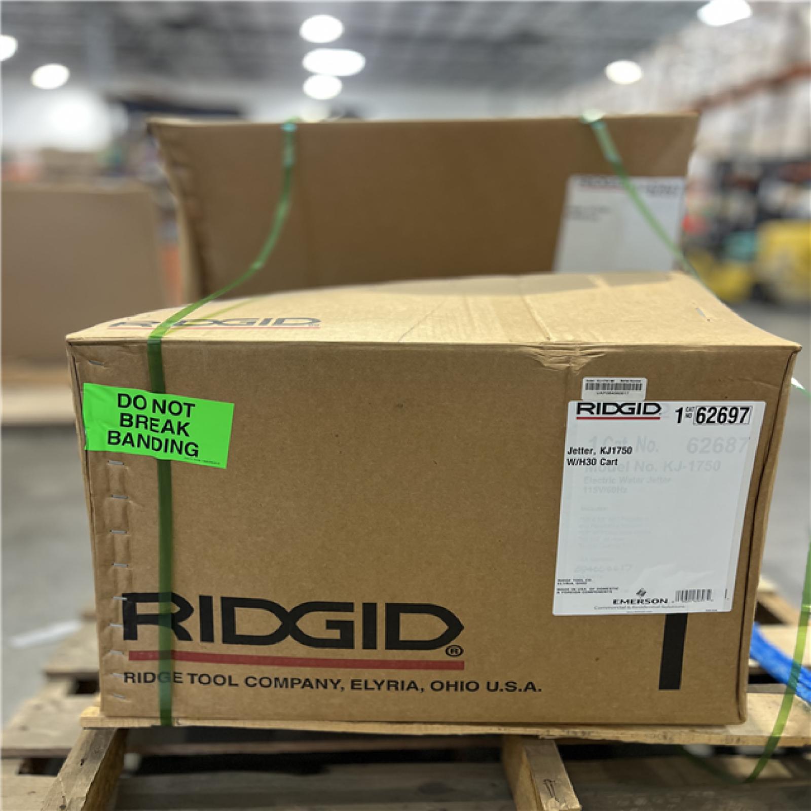 DALLAS LOCATION - RIDGID® 62697 KJ-1750-C Water Jetter Machine, 2 hp, 115 VAC