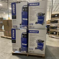 DALLAS LOCATION - Kobalt 20-Gallon Portable Electric 175 PSI Vertical Air Compressor PALLET -(8 UNITS)