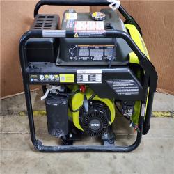 HOUSTON LOCATION - AS-IS RYOBI 4000-Watt Recoil Start Gasoline Powered Inverter Generator with CO Shutdown