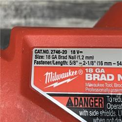 AS-IS Milwaukee FUEL 18-Volt Lithium-Ion Brushless Cordless Gen II 18-Gauge Brad Nailer (Tool-Only)