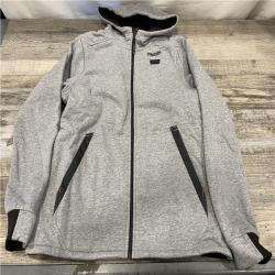 AS-IS Milwaukee Women's Large  12-Volt Lithium-Ion Cordless Gray Heated Jacket Hoodie Kit