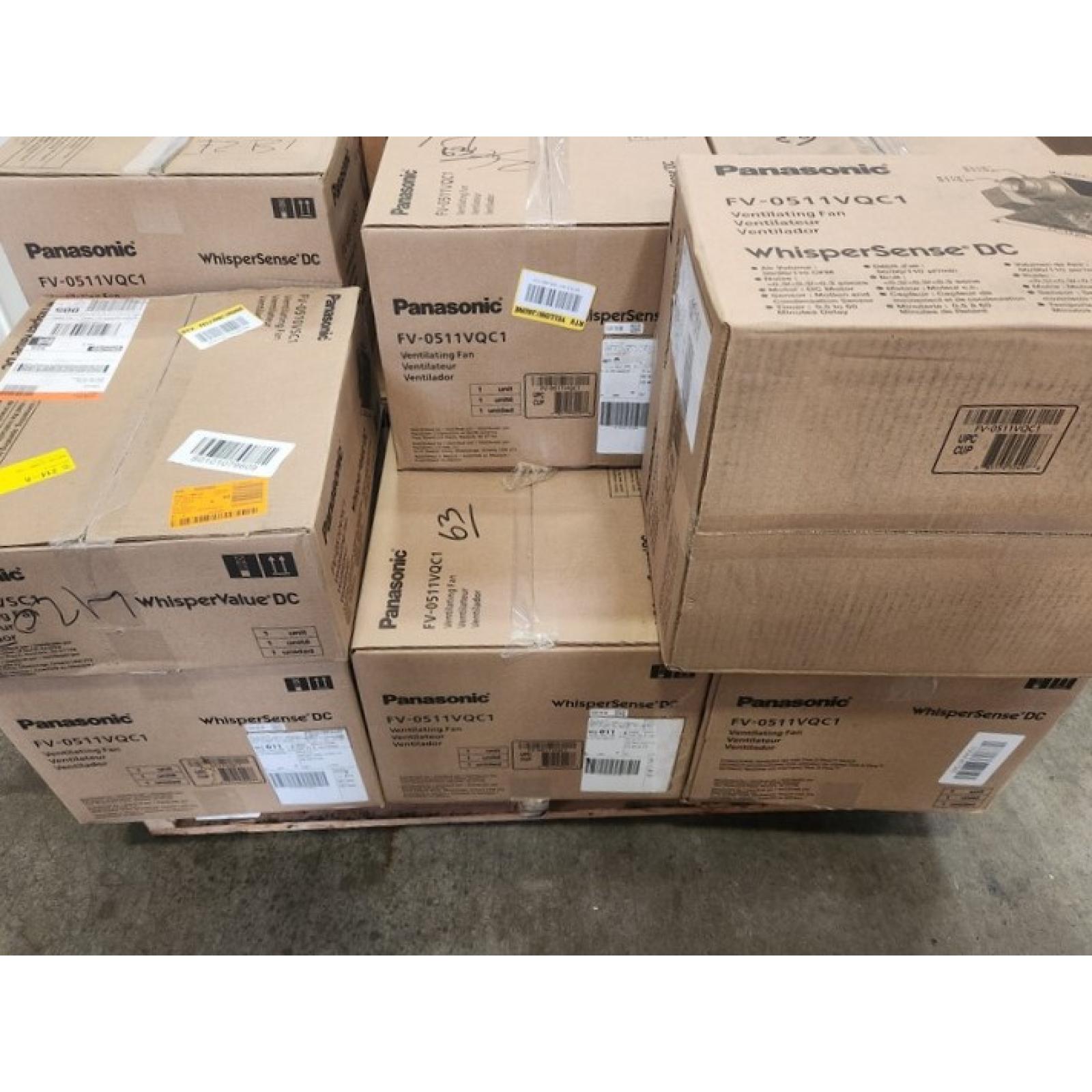 Phoenix NEW Mixed Panasonic Ventilator fans and Heaters Pallet (17-Total)