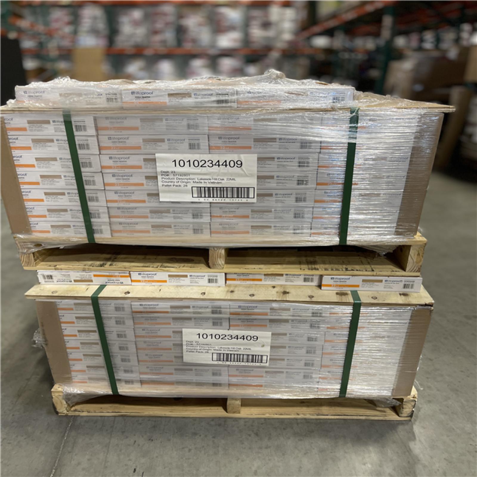 DALLAS LOCATION -Lifeproof Lakeside Hill Oak 22 MIL x 8.7 in. W x 48 in. L Click Lock Waterproof Luxury Vinyl Plank Flooring PALLET-(63 CASES)