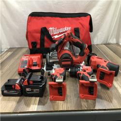 AS-IS Milwaukee M18 Cordless Brushless 4 Tool Combo Kit