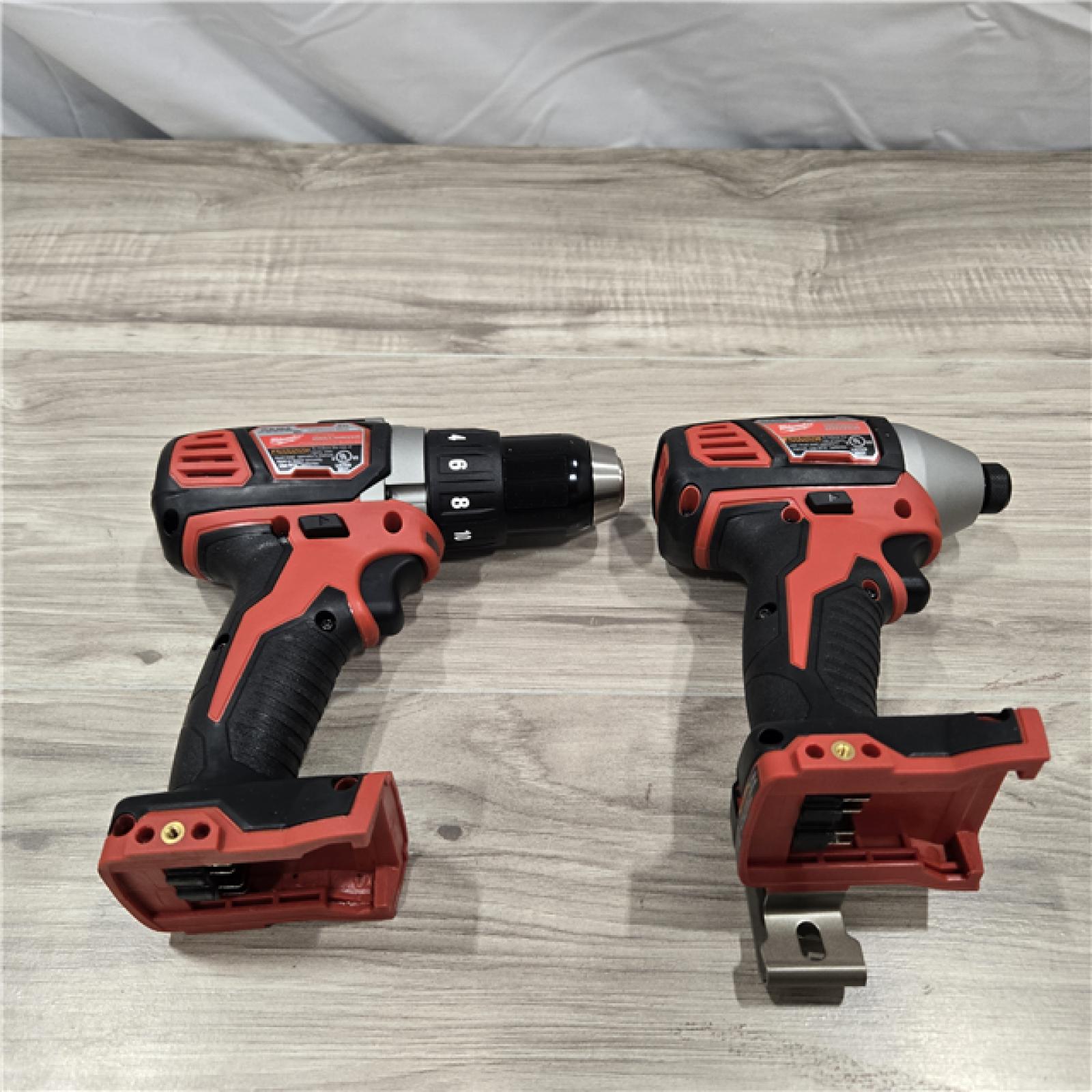 LIKE NEW! - Milwaukee 18V Cordless Brushed 2-Tool Drill/Driver and Impact Driver Kit