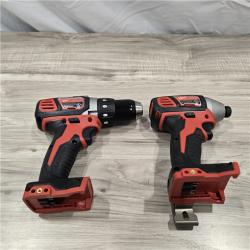 LIKE NEW! - Milwaukee 18V Cordless Brushed 2-Tool Drill/Driver and Impact Driver Kit