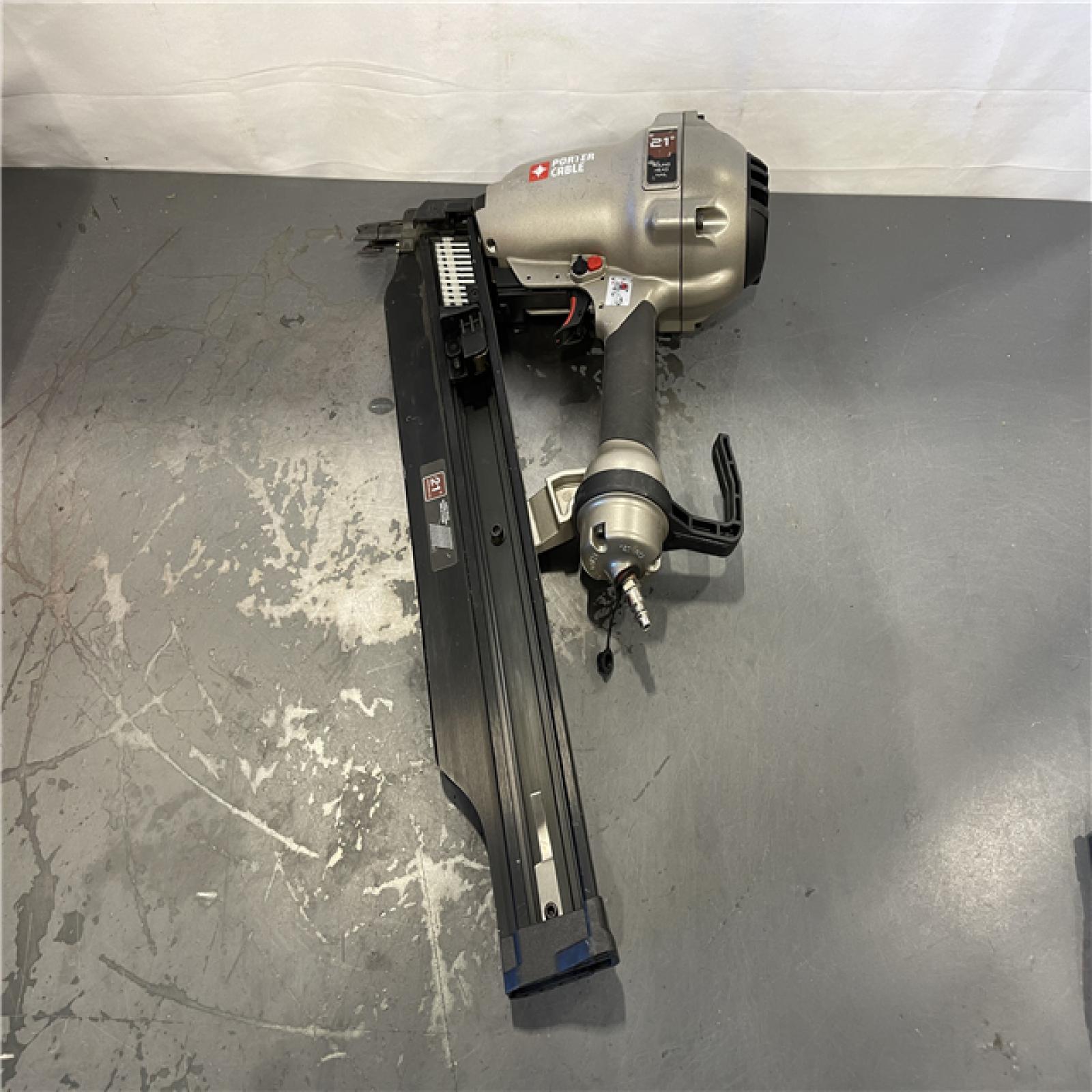 AS-IS- 21-Degree 3-1/2 in. Full Round Framing Nailer