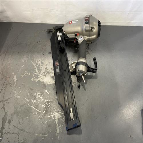 AS-IS- 21-Degree 3-1/2 in. Full Round Framing Nailer