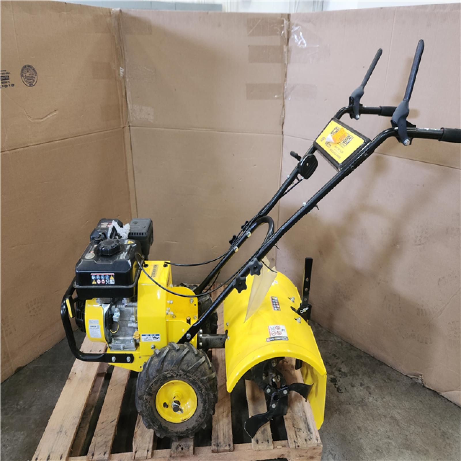 Phoenix Champion Power Equipment 19 in. 212cc 4-Stroke Gas Counter Rotating EPA Rear Tine Tiller with Self-Propelled Agricultural Tires