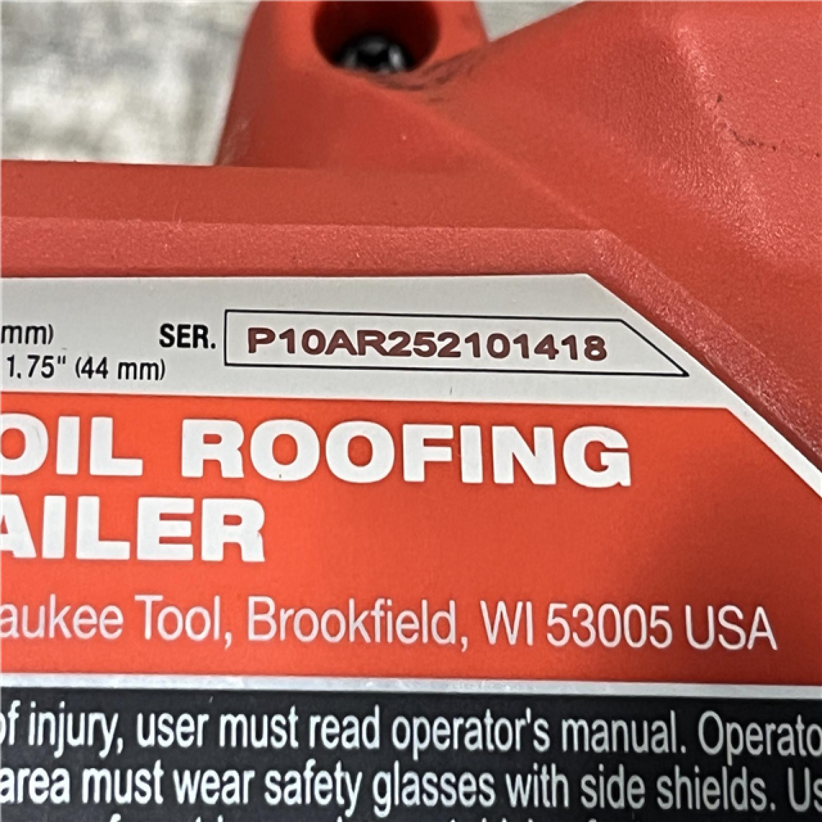 AS-IS Milwaukee FUEL 18-Volt Lithium-Ion Brushless Cordless Coil Roofing Nailer (Tool Only)