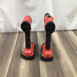 AS-IS Milwaukee M18 18V Lithium-Ion Brushless Cordless Compact Drill/Impact Combo Kit