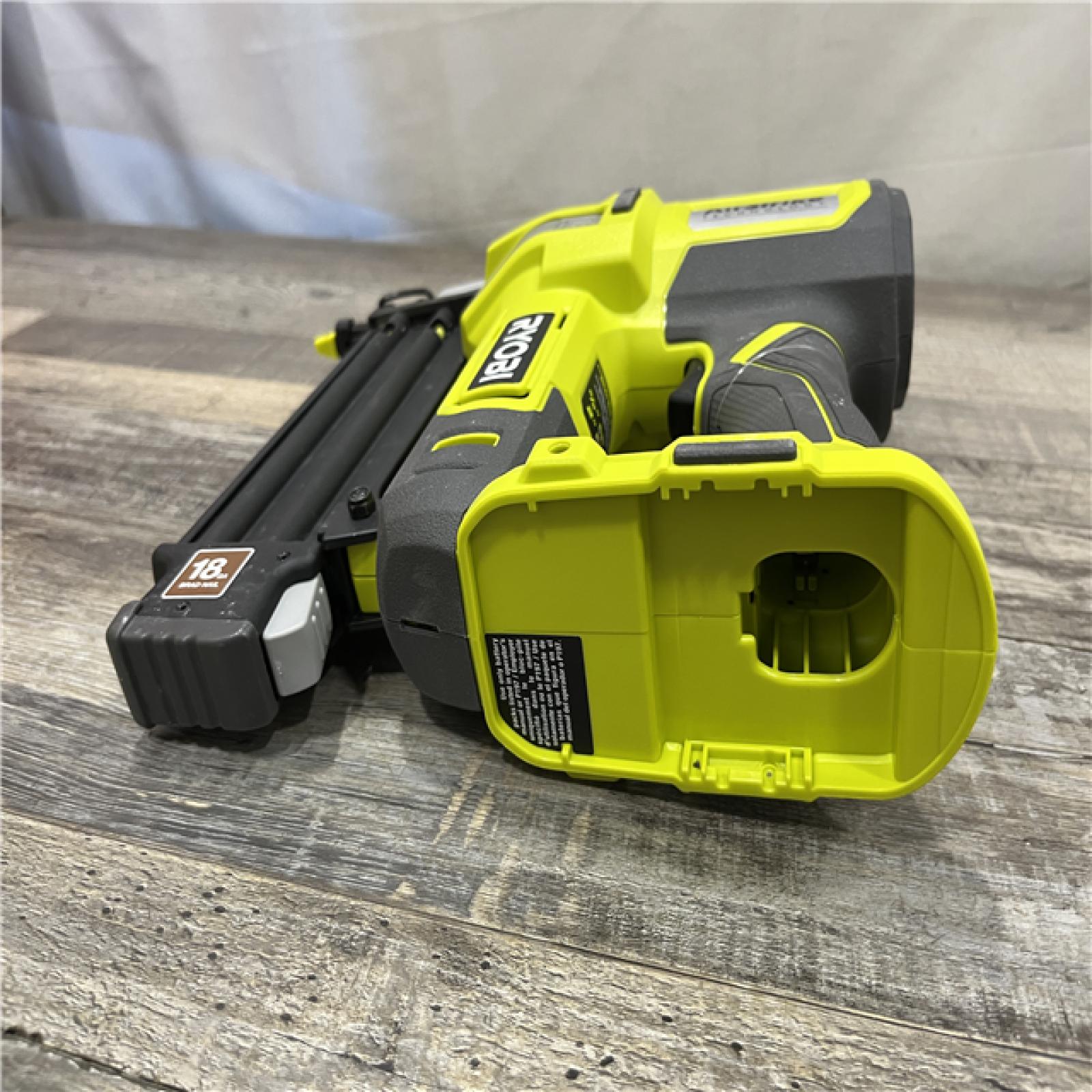 AS-IS RYOBI ONE+ 18V 18-Gauge Cordless AirStrike Brad Nailer (Tool Only)