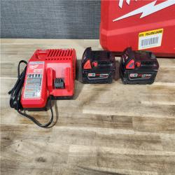 HOUSTON LOCATION - AS-IS MILWAUKEE M18 FUEL 18V Lithium-Ion Brushless Cordless Hammer Drill and Impact Driver Combo Kit (2-Tool) with 2 Batteries