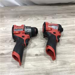 AS-IS Milwaukee M12 FUEL Cordless 2-Tool Combo Kit