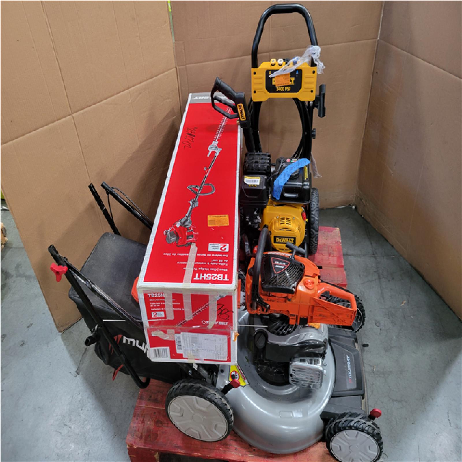 CALIFORNIA AS-IS OUTDOOR POWER EQUIPMENT