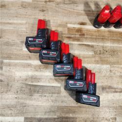 HOUSTON LOCATION - AS-IS MILWAUKEE BATTERY PACK QTY - 10