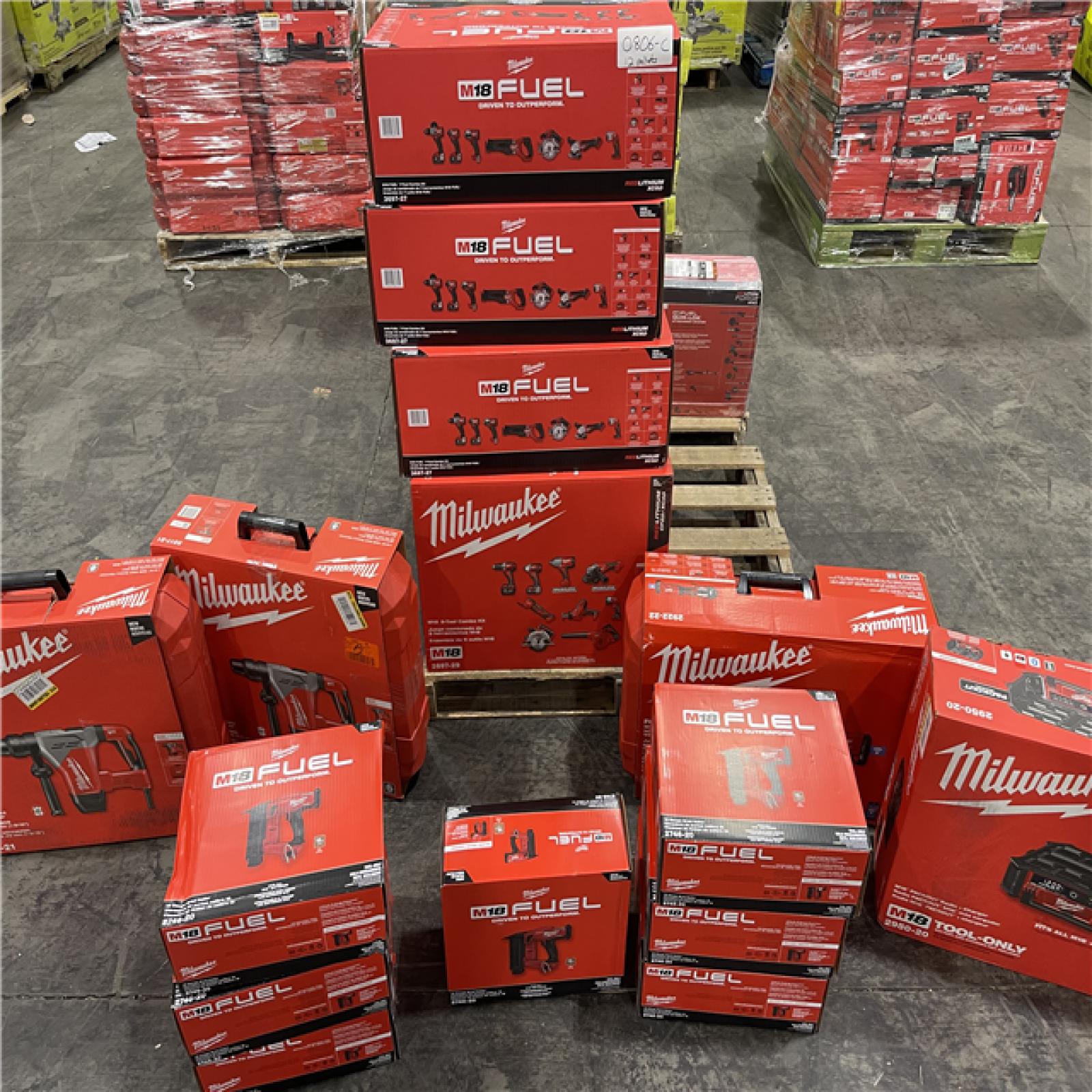 Pittston Location As-IS Power Tools Truckload (12 Pallets) 0806-C