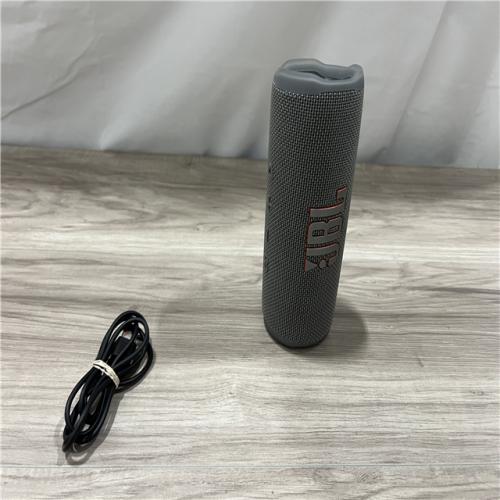 AS-IS JBL Flip 6 Gray Portable Bluetooth Speaker