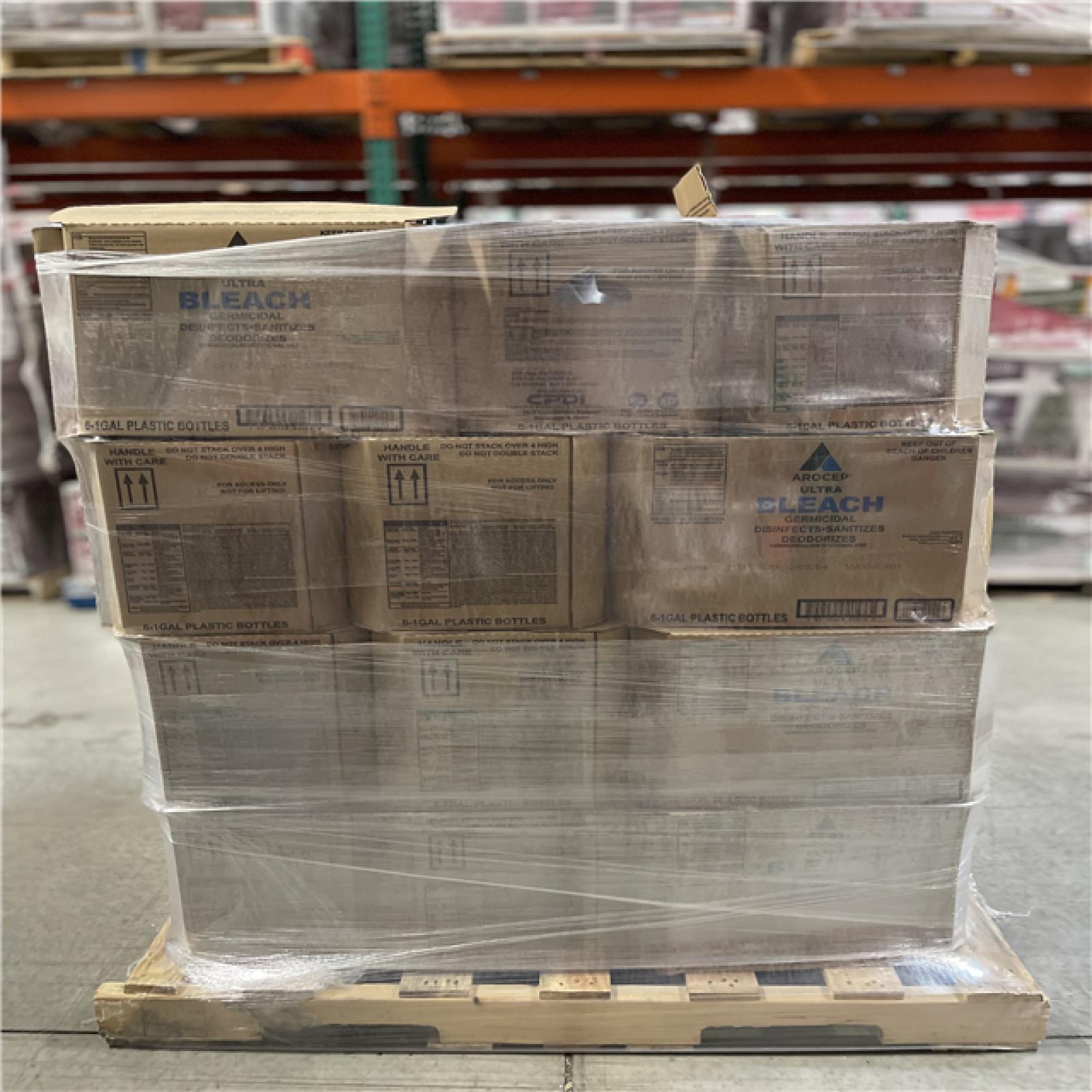 DALLAS LOCATION- NEW!- AROCEP ULTRA DISINFECTING BLEACH PALLET (168 UNITS)