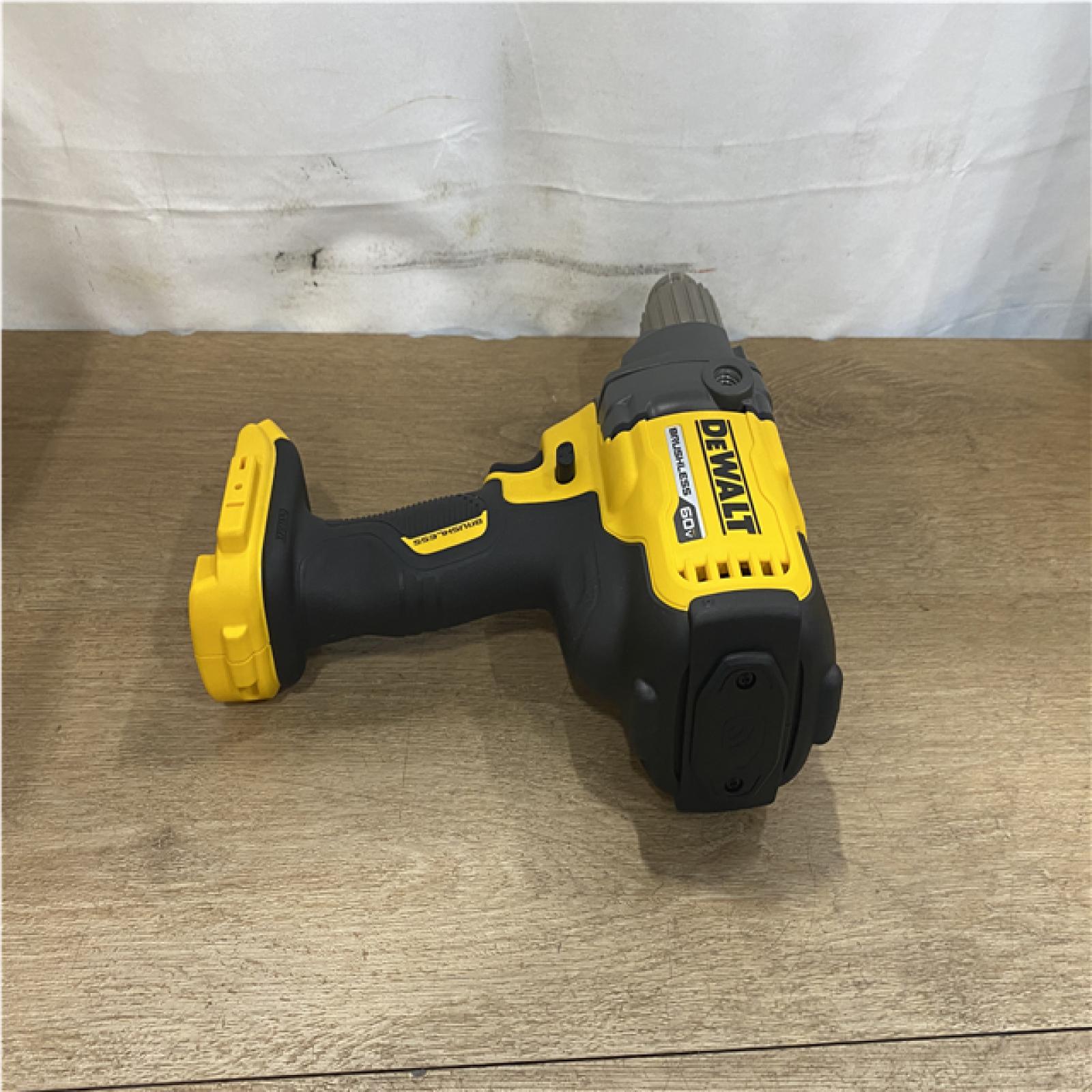 AS-IS DEWALT FLEXVOLT 60-Volt MAX Cordless Brushless 1/2 in. Mixer/Drill with E-Clutch (Tool-Only)