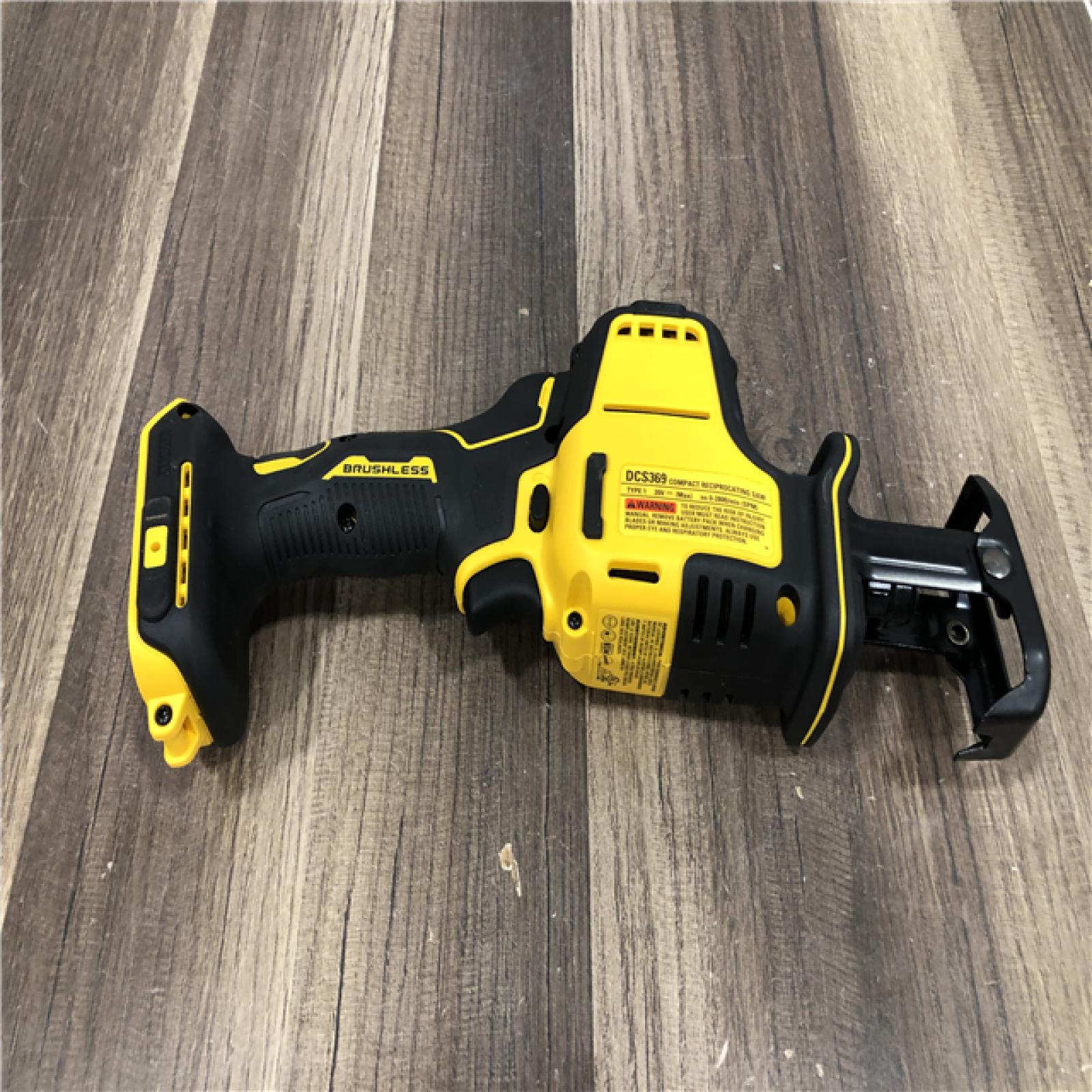AS-IS DEWALT ATOMIC 20V MAX Cordless Brushless Compact Reciprocating Saw (Tool Only)