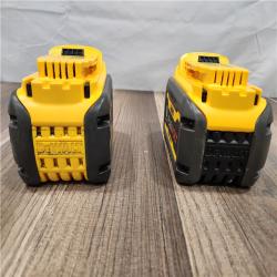 AS-IS - DEWALT FLEXVOLT 20-Volt/60-Volt MAX Lithium-Ion 6.0Ah Battery Pack (2-Pack)
