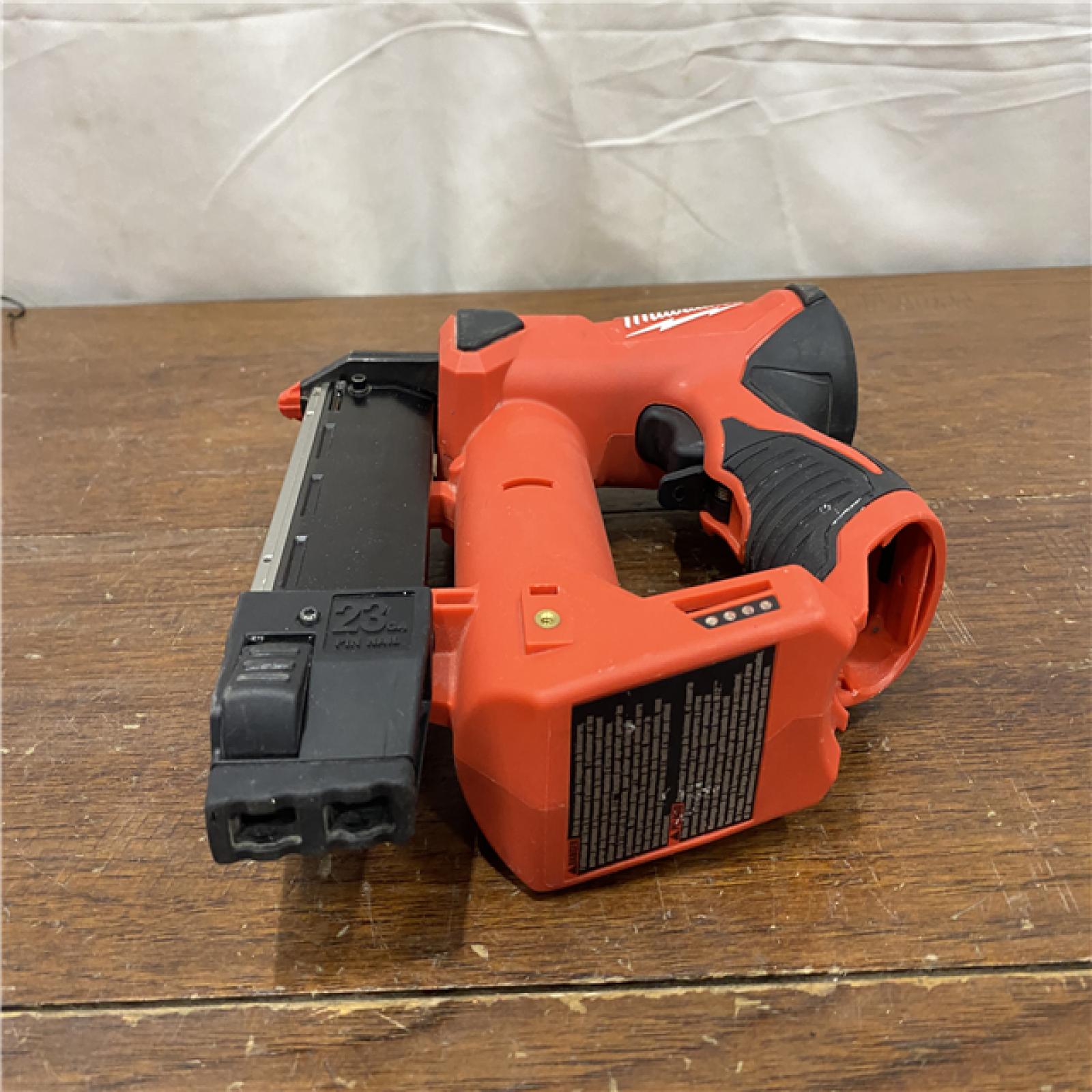 AS-IS Milwaukee 2540-20 12V 23 Gauge Cordless Pin Nailer (Tool Only)