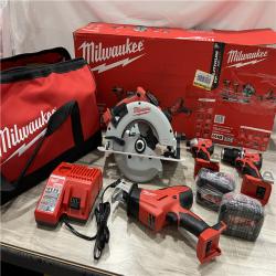 LIKE NEW Milwaukee M18 18-Volt Lithium-Ion Brushless Cordless Combo Kit