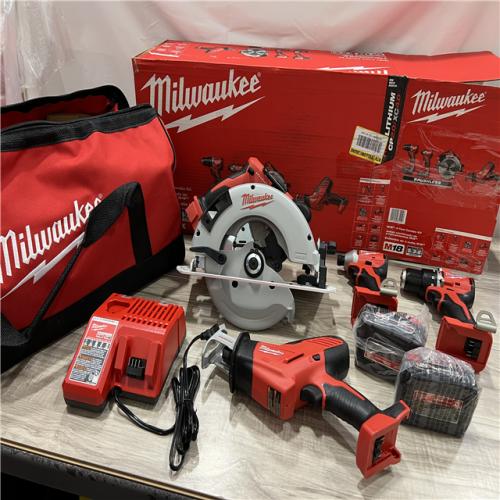 LIKE NEW Milwaukee M18 18-Volt Lithium-Ion Brushless Cordless Combo Kit