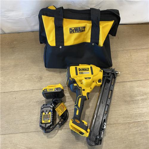 AS-IS DEWALT 20V MAX XR Lithium-Ion Cordless 2-1/2 in. 15-Gauge Finish Nailer Kit