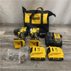 AS-IS DEWALT ATOMIC 20-Volt MAX Lithium-Ion Cordless Combo Kit