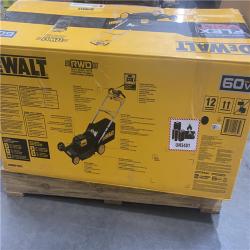 As-Is- FLEXVOLT 2x60V MAX 21 in. Cordless Battery Powered Self Propelled Lawn Mower Kit with  12.0 Ah Batteries and Chargers