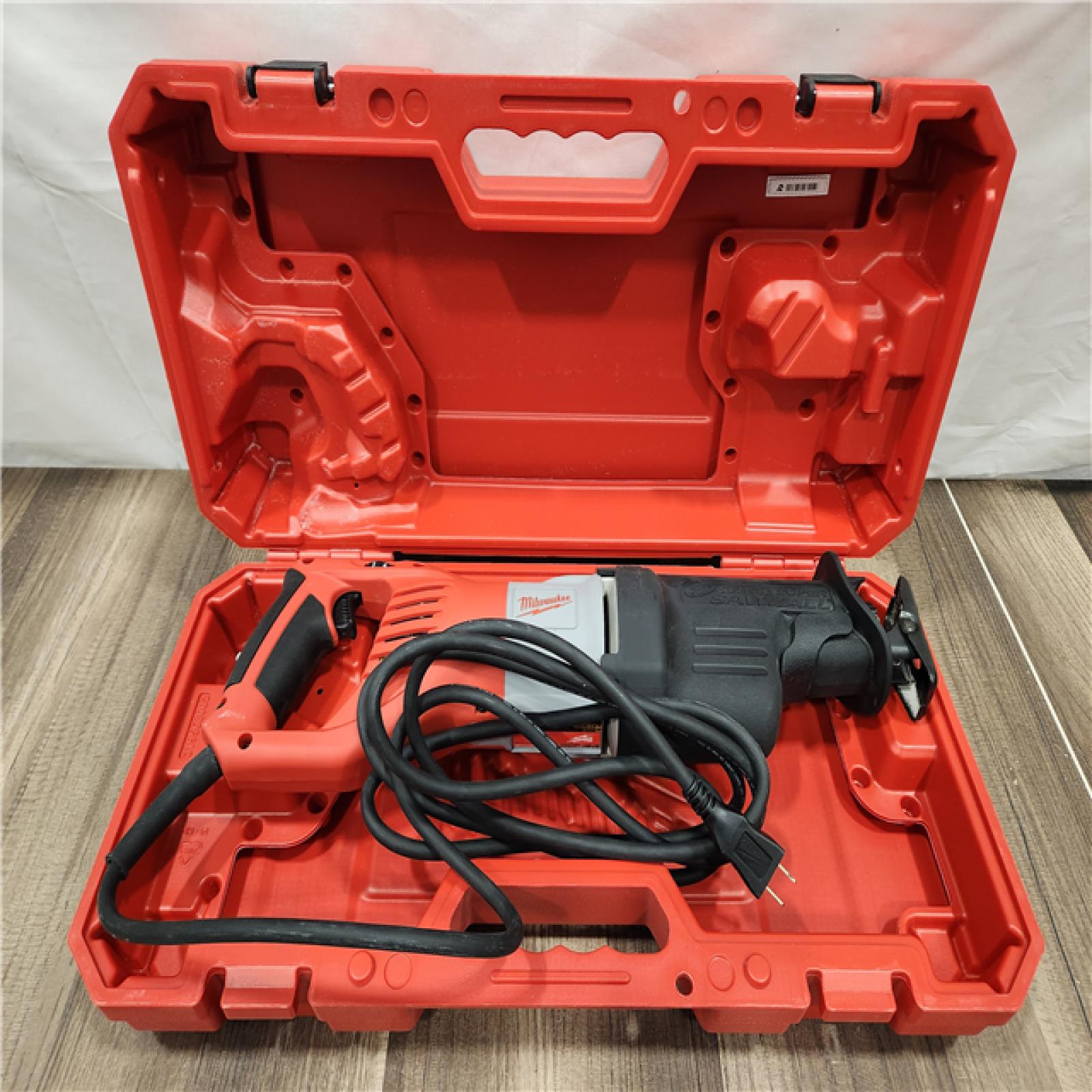 AS-IS- Milwaukee 15.0 Amp Super Sawzall Reciprocating Saw with Carrying Case (TOOL ONLY)
