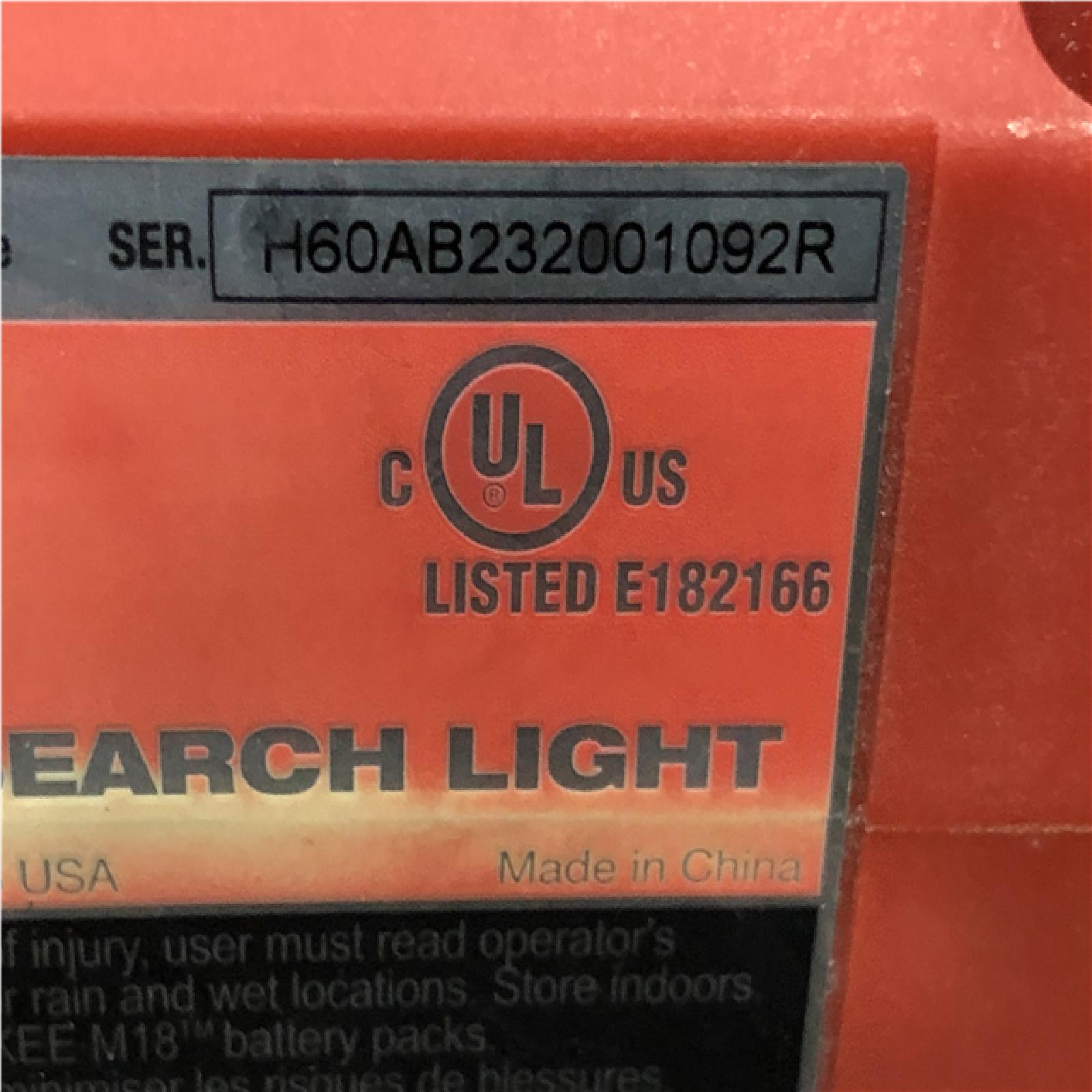 AS-IS Milwaukee M18 18-Volt Lithium-Ion Cordless Search Light (Tool-Only)
