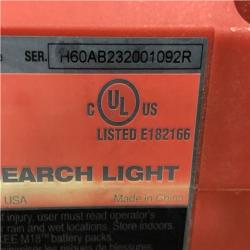AS-IS Milwaukee M18 18-Volt Lithium-Ion Cordless Search Light (Tool-Only)