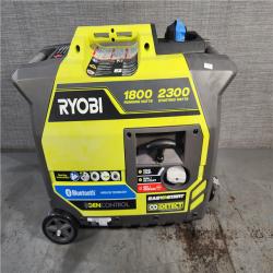 HOUSTON LOCATION - AS-IS RYOBI 2,300-Watt Recoil Start Bluetooth Super Quiet Gasoline Powered Digital Inverter Generator with CO Shutdown Sensor