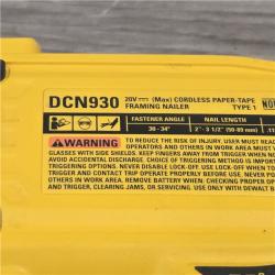 AS-IS DEWALT 20V 30 Degree Cordless Framing Nailer (Tool-Only)