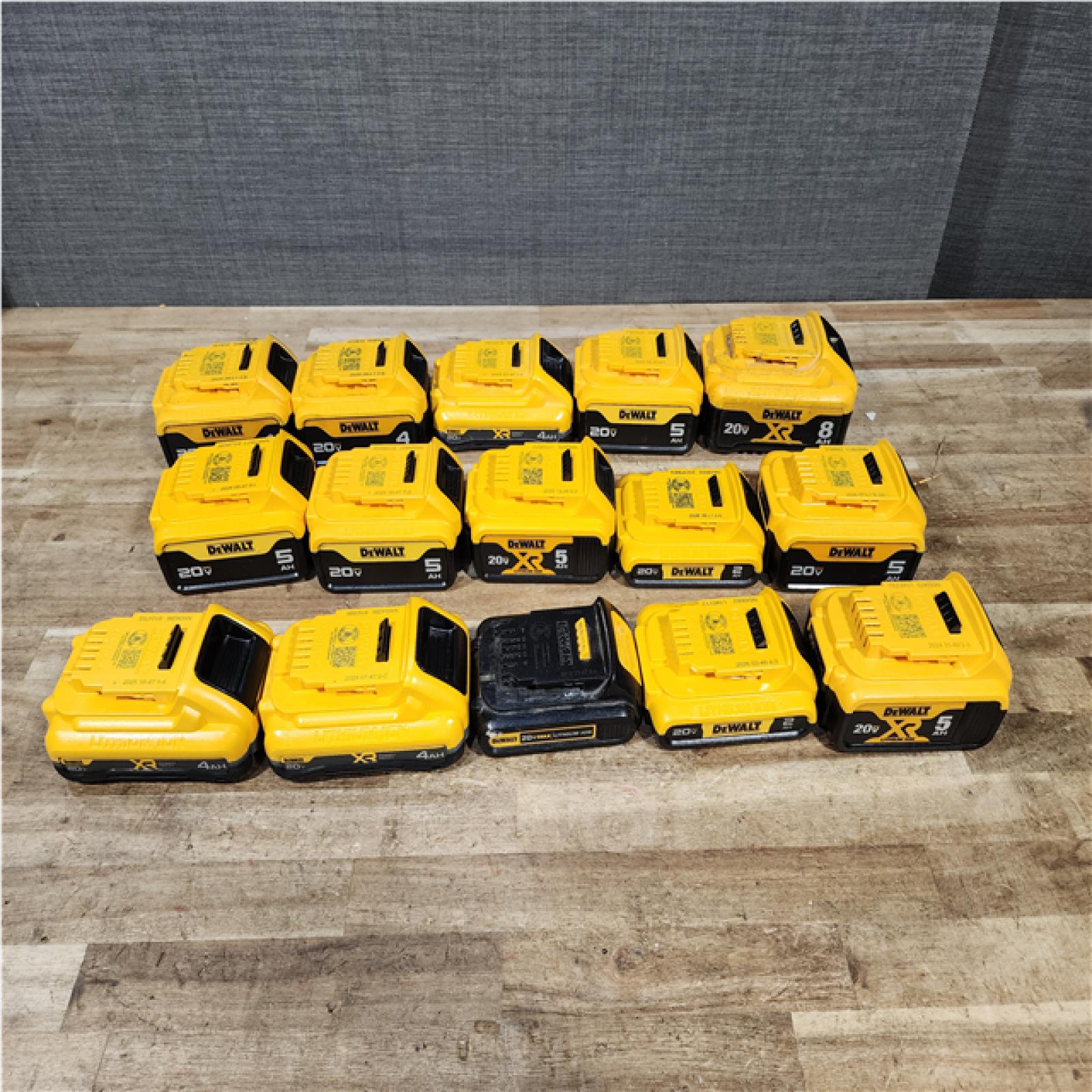 Houston Location DeWalt Batteries QTY/15