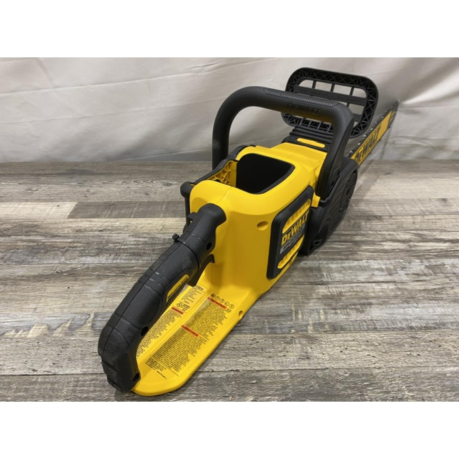 AS-IS DEWALT FLEXVOLT 60V MAX 16in. Brushless Cordless Battery Powered Chainsaw (Tool Only)