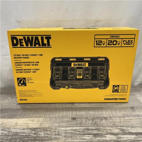NEW - DEWALT 12V/20V/60V MAX 4-Amp 4-Port Lithium-Ion Battery Charger