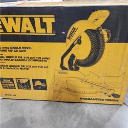 NEW- DEWALT 15 Amp Corded 12 in. Single Bevel Compound Miter Saw
