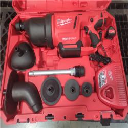 CALIFORNIA AS-IS MILWAUKEE M12 Lithium-Ion Drain Cleaning Airsnake Air Gun Kit w/ 2.0Ah Battery
