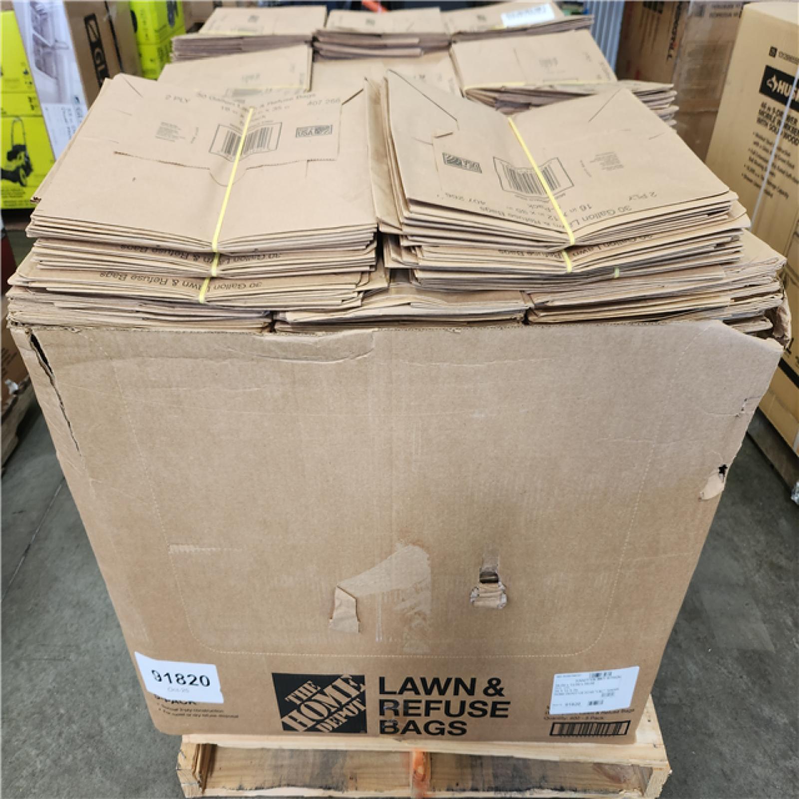 Phoenix NEW Home Depot 30 Gal. Paper Lawn and Leaf Bags (2 000 Count)