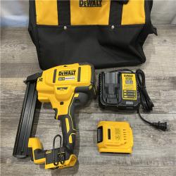 AS-IS DEWALT 20V MAX XR Lithium-Ion Cordless 18-Gauge Narrow Crown Stapler Kit