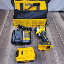 AS-IS DEWALT ATOMIC 20V MAX Lithium-Ion Cordless 1/4 in. Brushless Impact Driver Kit, 5 Ah Battery, Charger, and Bag