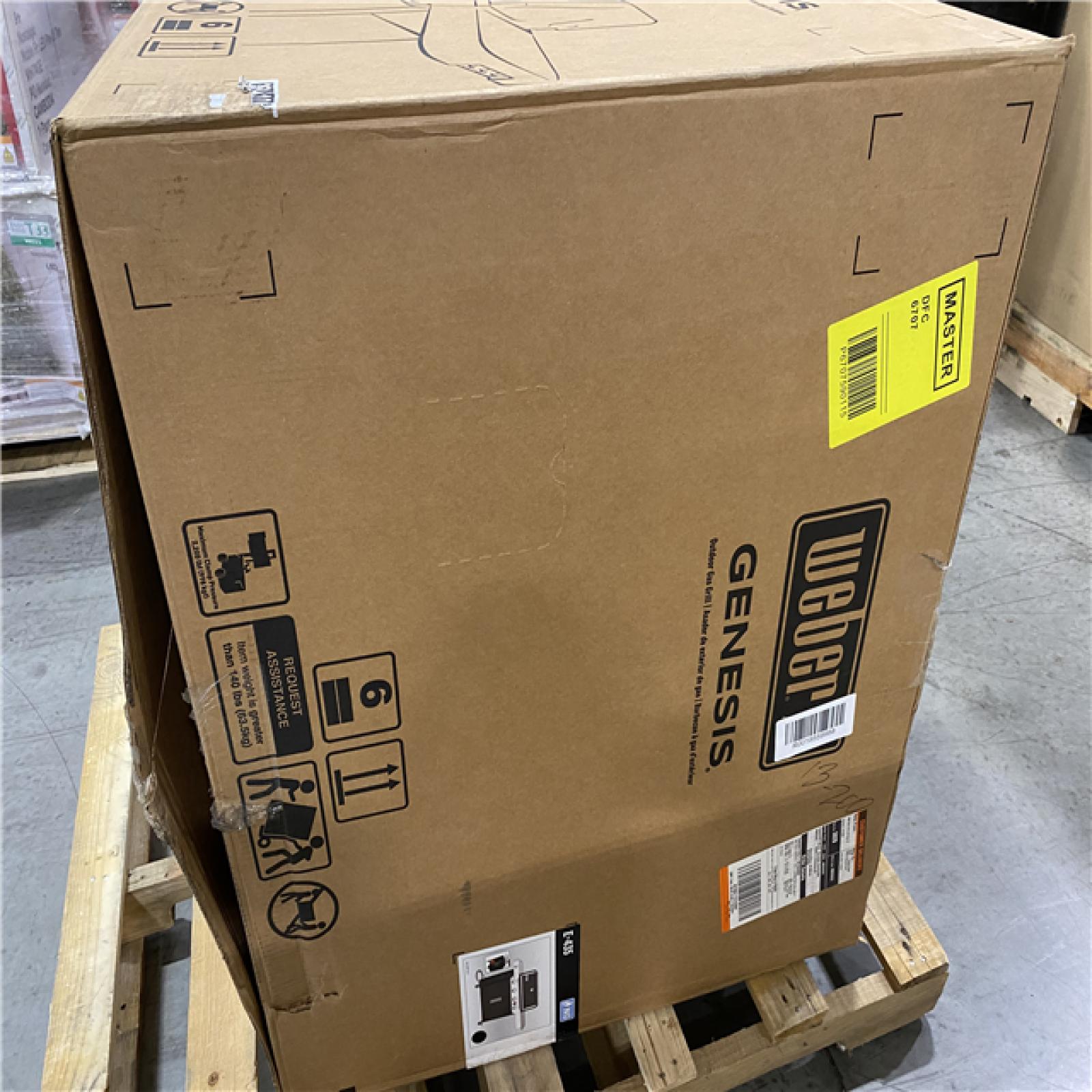 DALLAS LOCATION - Weber Genesis E-435 4-Burner Natural Gas Grill in Black with Side Burner