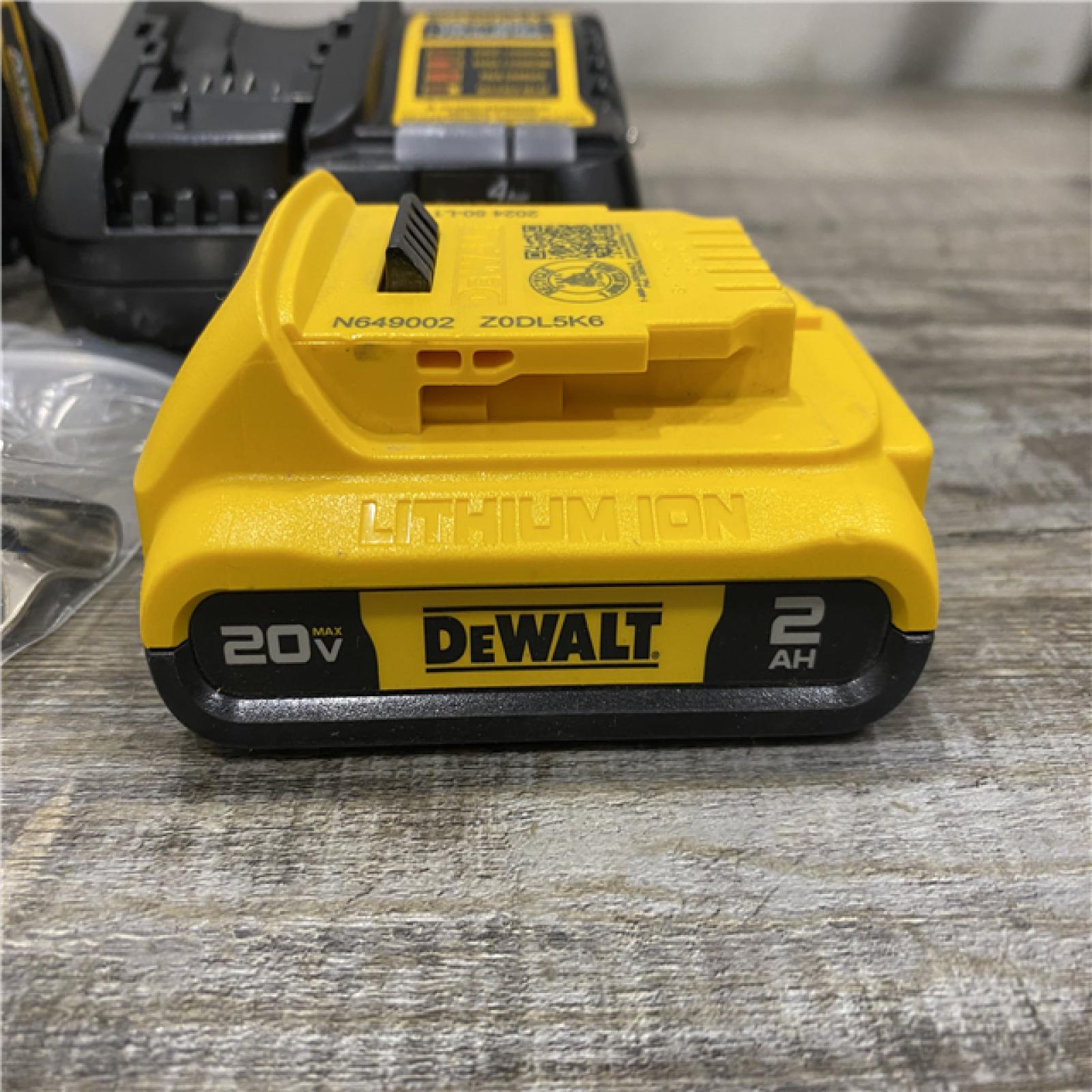 AS-IS DEWALT Atomic 20V Lithium-Ion Cordless Compact 1/2 in. Drill/Driver Kit