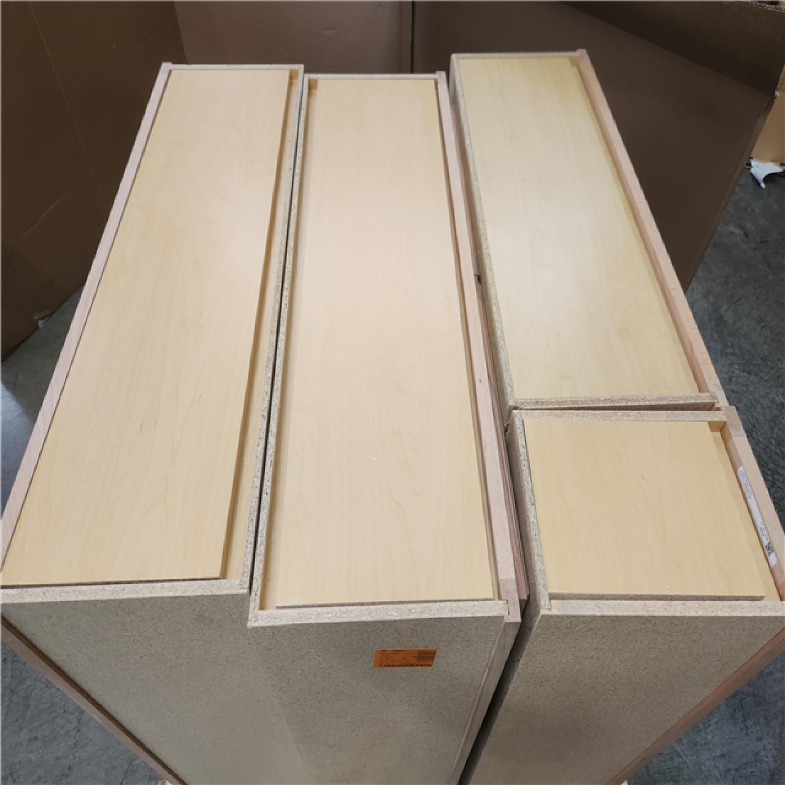 Phoenix AS-IS Mixed Hampton Bay Assembled Kitchen Cabinet Pallet (4-Cabinets)